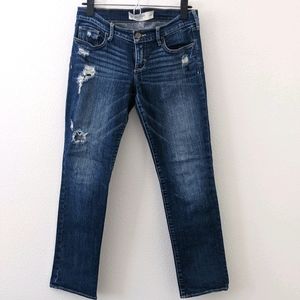 abercrombie & fitch women's distressed jeans sz 2 w 26